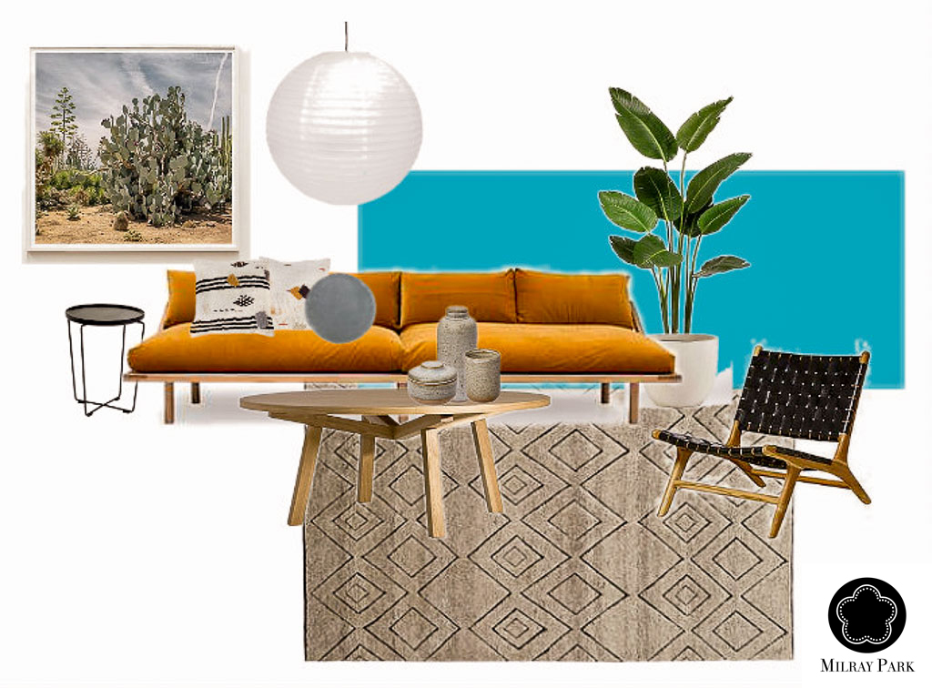 Rose Byrne's Living Room by Milray Park Designer Julianne Bull