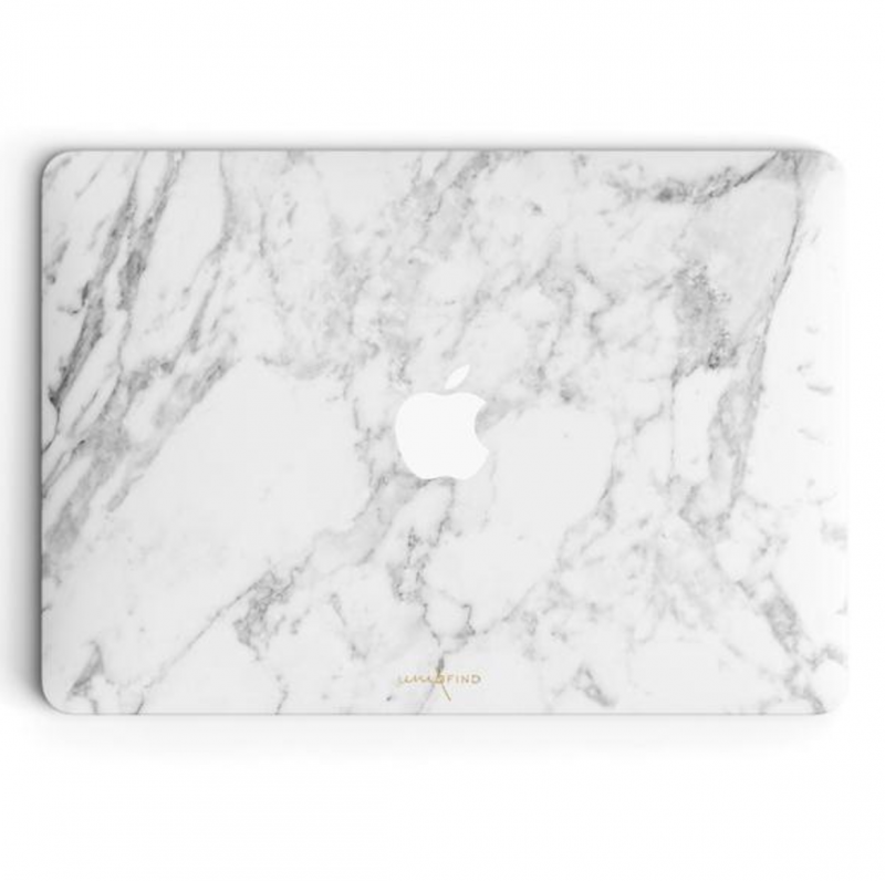 White Marble Macbook Skin - Uniqfind