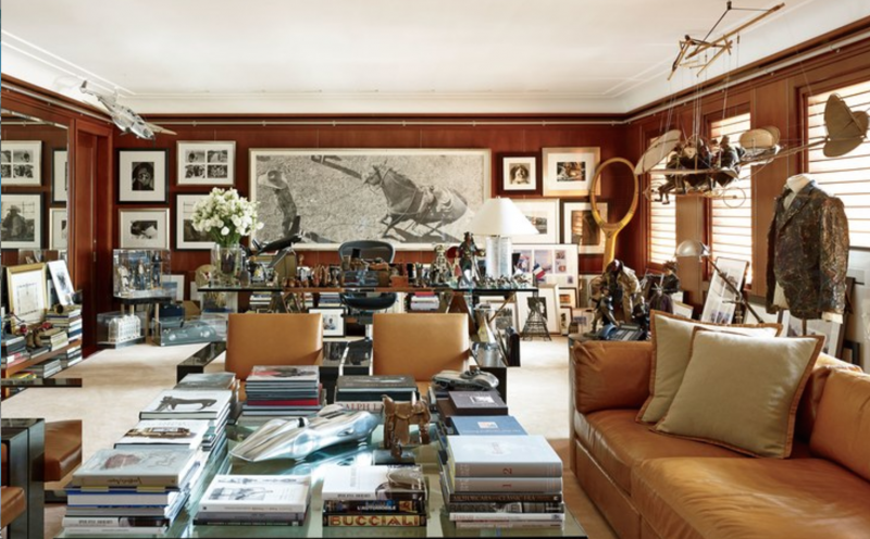 Home Office: Fashion and Furniture Designer, Ralph Lauren | Image: Architectural Digest